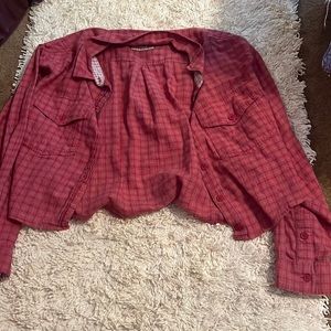 American eagle button up